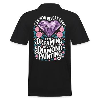 Peinture Diamants Peinture au diamant Art - Polo Homme - noir - Dos - Kai (181cm)