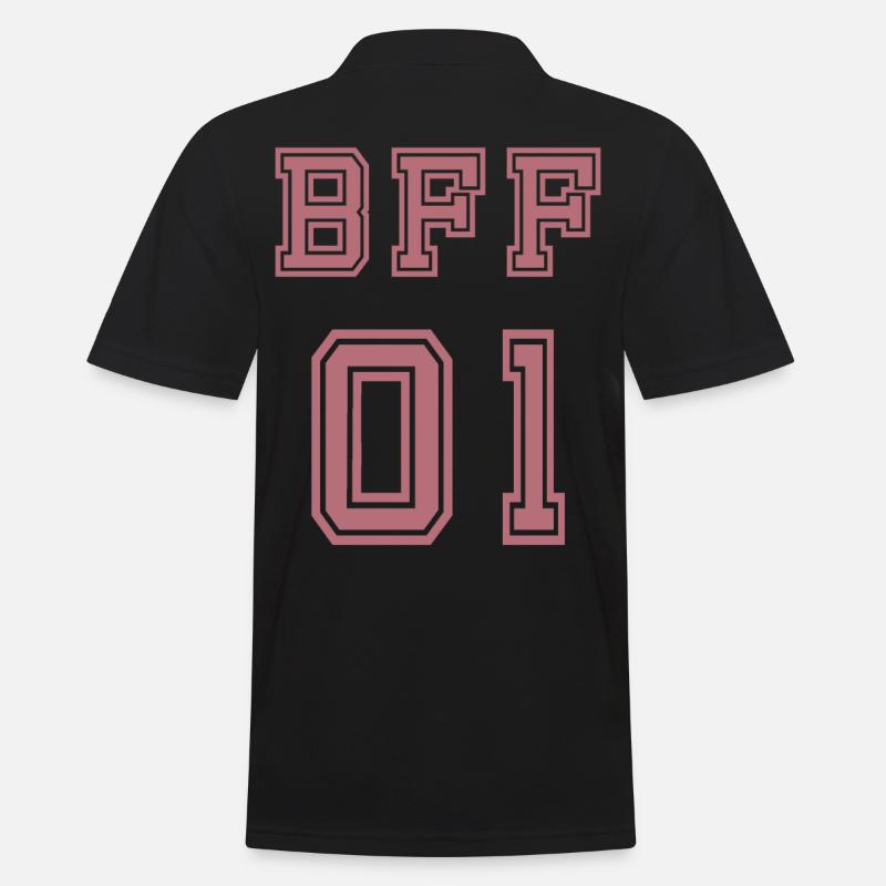 BFF - Männer Poloshirt - Schwarz