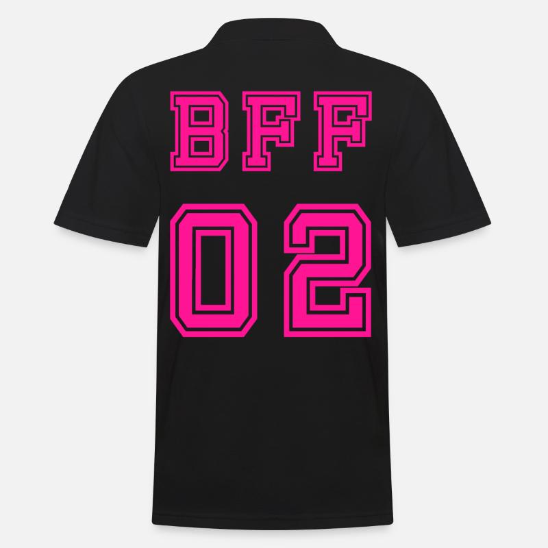 BFF - Männer Poloshirt - Schwarz