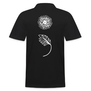 Santé mentale Dépression Point-virgule - Polo Homme - noir - Dos - Kai (181cm)