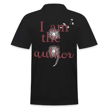 Psychische Gesundheit Depression Semikolon - Männer Poloshirt - Schwarz - Hinten - Kai (181cm)
