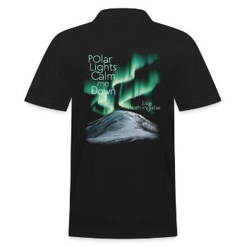 Les aurores polaires me calment comme rien d’autre - Polo Homme - noir - Dos - Kai (181cm)