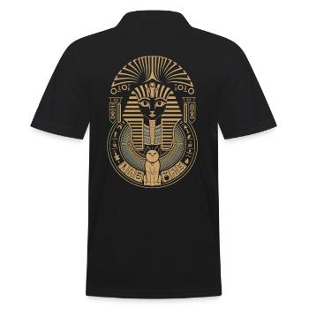 Pharaon égyptien - Polo Homme - noir - Dos - Kai (181cm)