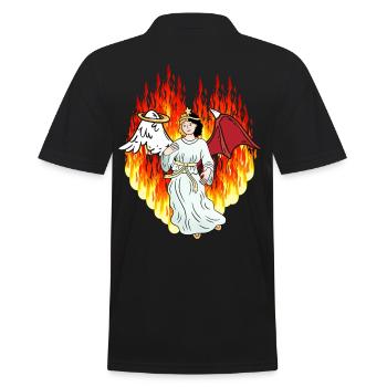 Ange occulte spirituel - Polo Homme - noir - Dos - Kai (181cm)