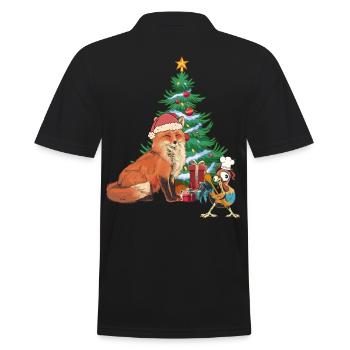 Noël Noël Renard Coq - Polo Homme - noir - Dos - Kai (181cm)