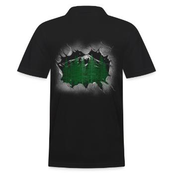 Forêt Épicéa Conifères Forêt Nature Arbres Arbre - Polo Homme - noir - Dos - Kai (181cm)