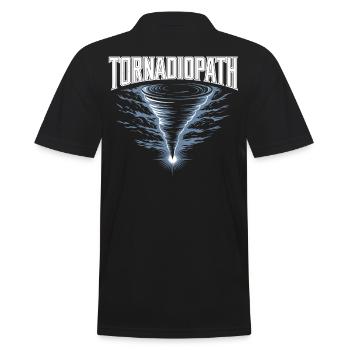 Storm Chaser Costume Storm Chaser - Men's Polo Shirt - black - Back - Kai (181cm)