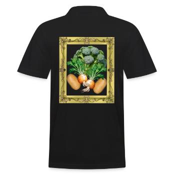 Légumes Cuisine Cuisinier Cuisinier Cuisinier - Polo Homme - noir - Dos - Kai (181cm)