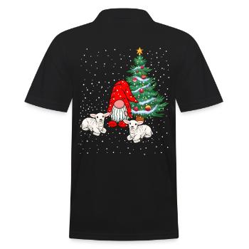 Santa Claus Gnomes Gnomes Fairy Tale - Men's Polo Shirt - black - Back - Kai (181cm)