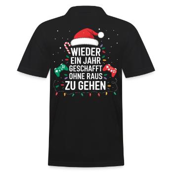 Gamer Gaming Gamer Gaming Noël - Polo Homme - noir - Dos - Kai (181cm)