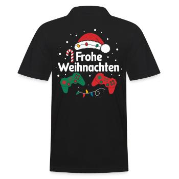 Gamer Gaming Gamer Gaming Noël - Polo Homme - noir - Dos - Kai (181cm)
