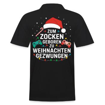 Gamer Gaming Gamer Gaming Noël - Polo Homme - noir - Dos - Kai (181cm)