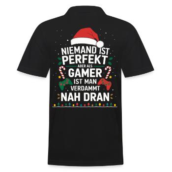 Gamer Gaming Gamer Gaming Noël - Polo Homme - noir - Dos - Kai (181cm)