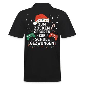Gamer Gaming Gamer Gaming Noël - Polo Homme - noir - Dos - Kai (181cm)