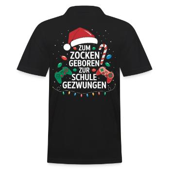 Gamer Gaming Gamer Gaming Noël - Polo Homme - noir - Dos - Kai (181cm)