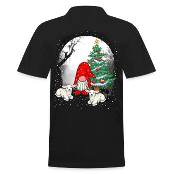 Saint-Nicolas Père Noël Habitant de la forêt Zerge - Polo Homme - noir - Dos - Kai (181cm)