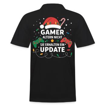 Gamer Gaming Gamer Gaming Noël - Polo Homme - noir - Dos - Kai (181cm)