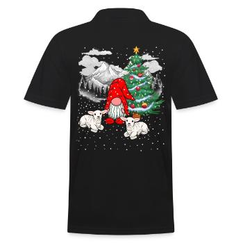 Père Noël Noël Nains Noël Troll - Polo Homme - noir - Dos - Kai (181cm)