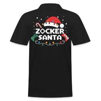 Gamer Gaming Gamer Gaming Noël - Polo Homme - noir - Dos - Kai (181cm)