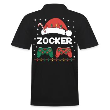 Gamer Gaming Gamer Gaming Noël - Polo Homme - noir - Dos - Kai (181cm)