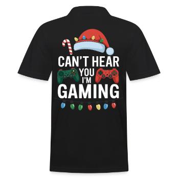 Gamer Gaming Gamer Gaming Noël - Polo Homme - noir - Dos - Kai (181cm)