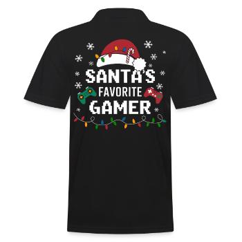 Gamer Gaming Gamer Gaming Noël - Polo Homme - noir - Dos - Kai (181cm)