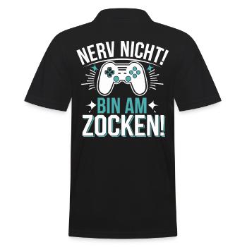 Gamer Gaming Gamer Gaming Noël - Polo Homme - noir - Dos - Kai (181cm)