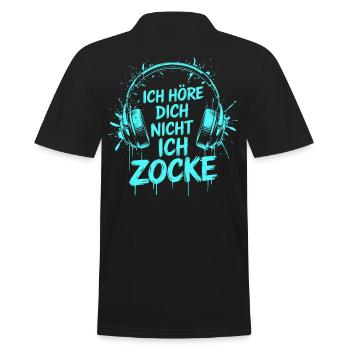 Gamer Gaming Gamer Gaming Noël - Polo Homme - noir - Dos - Kai (181cm)