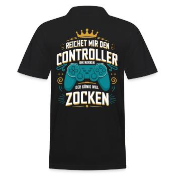 Gamer Gaming Gamer Gaming Noël - Polo Homme - noir - Dos - Kai (181cm)