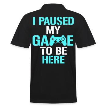 Gamer Gaming Gamer Gaming Noël - Polo Homme - noir - Dos - Kai (181cm)