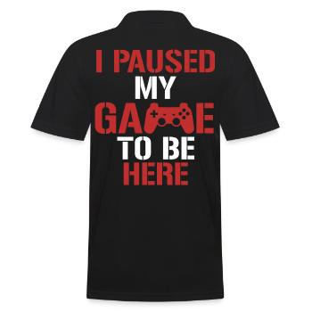 Gamer Gaming Gamer Gaming Noël - Polo Homme - noir - Dos - Kai (181cm)