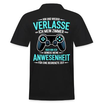 Gamer Gaming Gamer Gaming Noël - Polo Homme - noir - Dos - Kai (181cm)