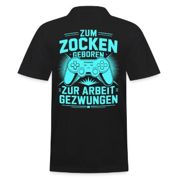 Gamer Gaming Gamer Gaming Noël - Polo Homme - noir - Dos - Kai (181cm)