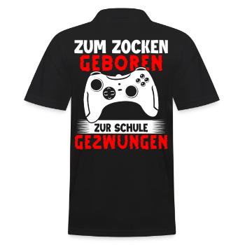Gamer Gaming Gamer Gaming Noël - Polo Homme - noir - Dos - Kai (181cm)