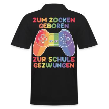 Gamer Gaming Gamer Gaming Noël - Polo Homme - noir - Dos - Kai (181cm)