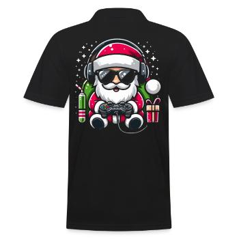 Gamer Gaming Gamer Gaming Noël - Polo Homme - noir - Dos - Kai (181cm)