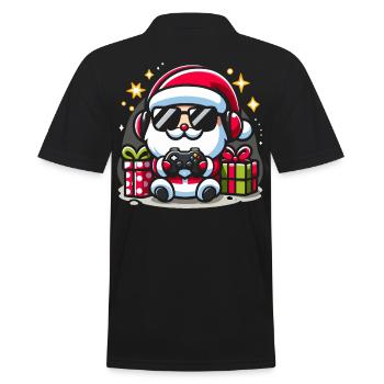 Gamer Gaming Gamer Gaming Noël - Polo Homme - noir - Dos - Kai (181cm)