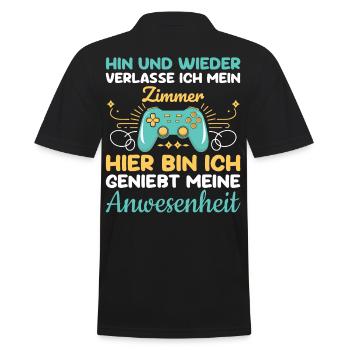Gamer Gaming Gamer Gaming Noël - Polo Homme - noir - Dos - Kai (181cm)