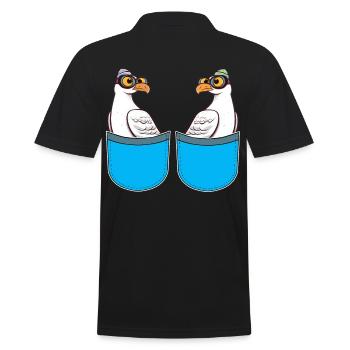 Marins Seagulls Marins maritimes - Polo Homme - noir - Dos - Kai (181cm)