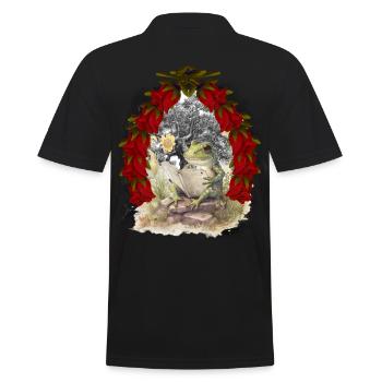 grenouille grenouilles conte de fées conte de fées personnage Noël - Polo Homme - noir - Dos - Kai (181cm)