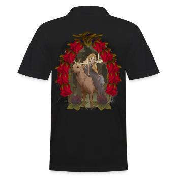 Noël Noël Conte de fées Enfants Enfant - Polo Homme - noir - Dos - Kai (181cm)