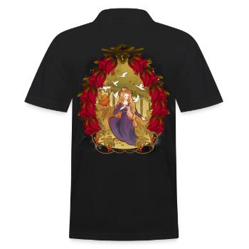 Child Children Fairy Tale Fairy Tale Character Christmas - Men's Polo Shirt - black - Back - Kai (181cm)