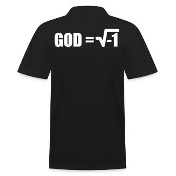Atheist Atheismus Mathematik Mathematiker - Männer Poloshirt - Schwarz - Hinten - Kai (181cm)