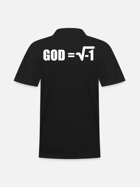 Atheist Atheism Mathematics Mathematician - Men's Polo Shirt - black