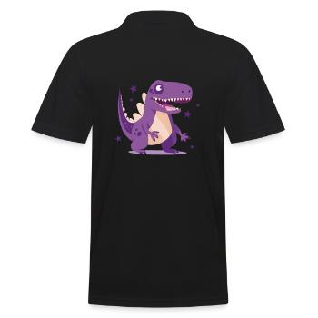 Dinos Dinosaure Dragon Dragon Enfant Enfants - Polo Homme - noir - Dos - Kai (181cm)