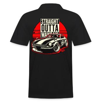 Tout droit venu de Wangan : Z Teufel Auto JDM Racing Car - Polo Homme - noir - Dos - Kai (181cm)