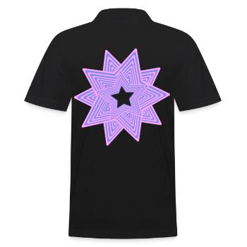 Étoile de Noël Étoile Noël - Polo Homme - noir - Dos - Kai (181cm)