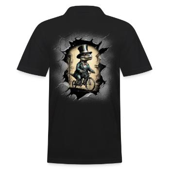 Crocodile Reptiles Reptile Crocodiles - Polo Homme - noir - Dos - Kai (181cm)
