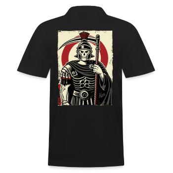 Centurion romain de la Faucheuse - Polo Homme - noir - Dos - Kai (181cm)
