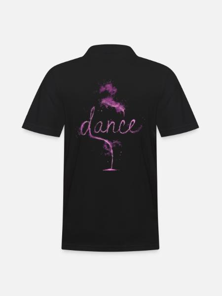 Dance purple dust - Men's Polo Shirt - black